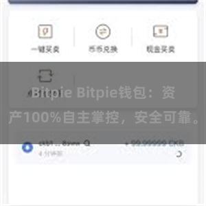 Bitpie Bitpie钱包：资产100%自主掌控，安全可靠。