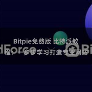 Bitpie免费版 比特派教程：一步步学习打造专业网站